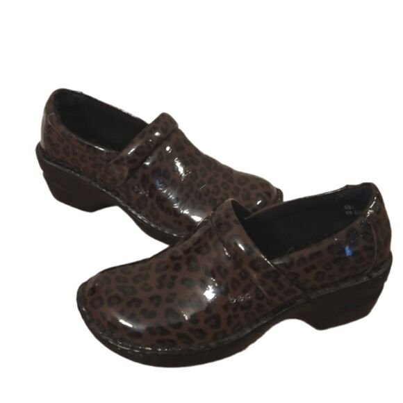 BOC Born Concept Peggy Leopard Clogs Mules - Picture 1 of 11